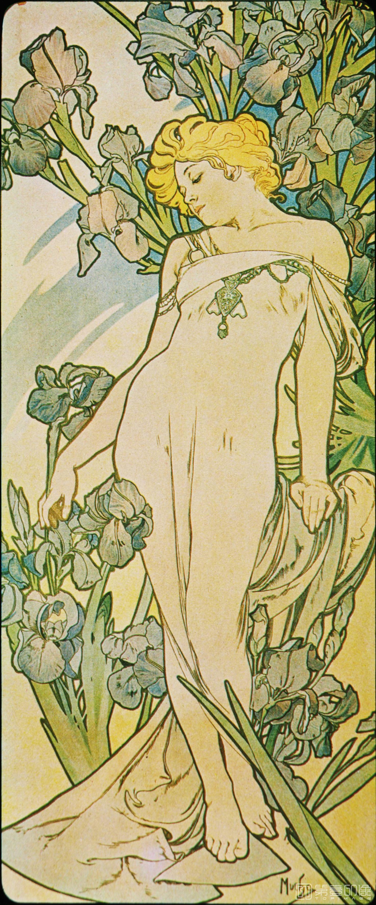 插画-阿尔丰斯·穆夏 Alphonse Maria Mucha作品集-013