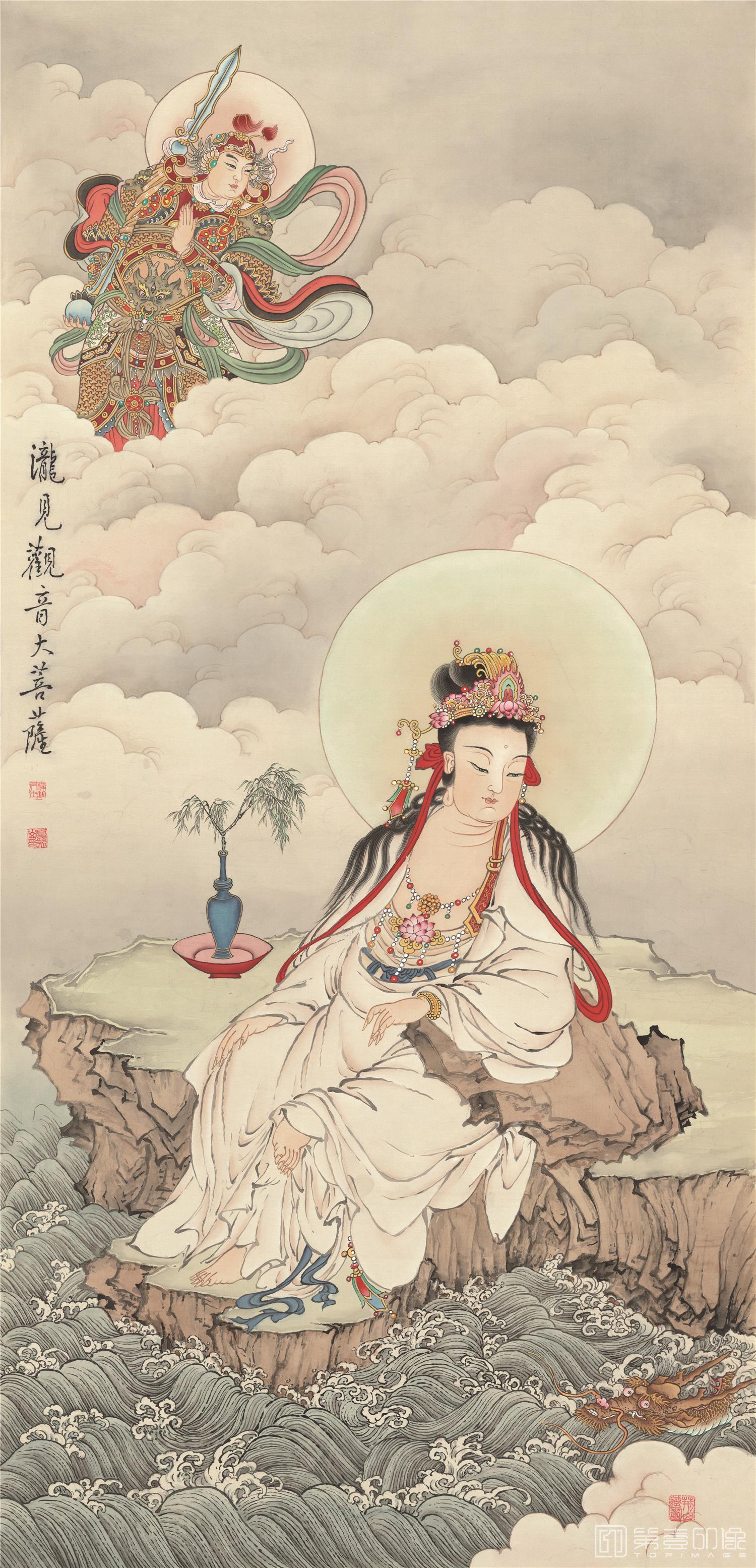 观音绢本163