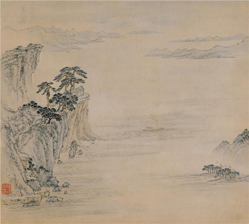 国画-明-张复-潇湘八景八开-006-40x36cm