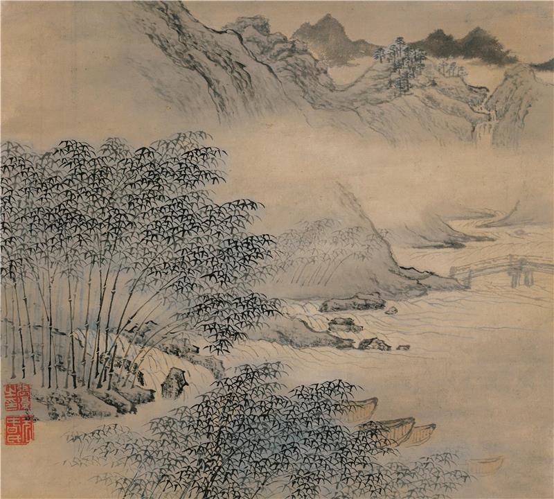 国画-明-张复-潇湘八景八开-007-40x36cm