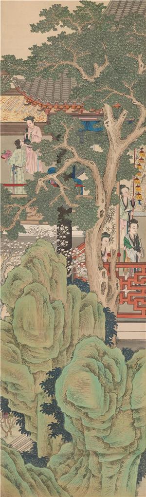 唐僧取经图册-001玄奘京城揭取皇榜日本-王振鹏-插画作品-第壹印像